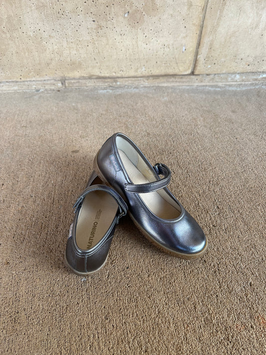 Pavia Mary Jane Shoe - Pewter