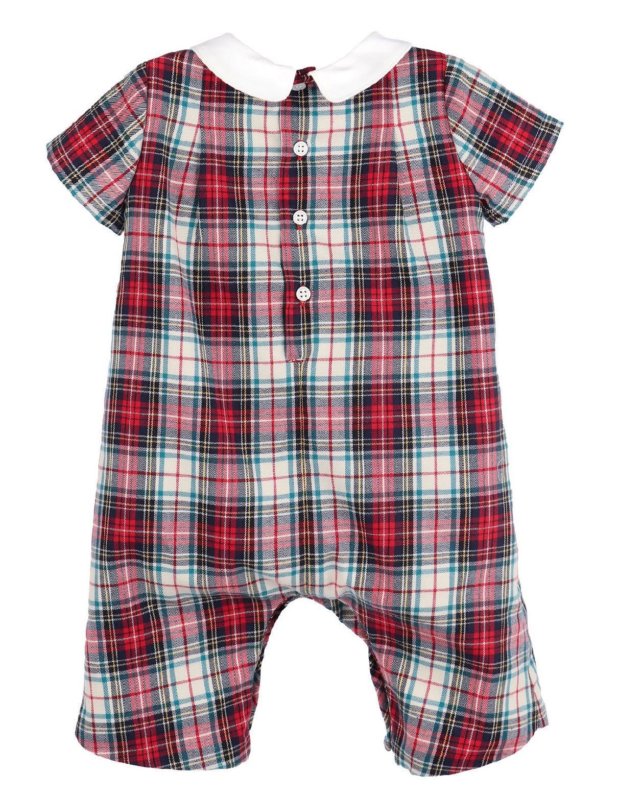 Gingerbread Plaid Boy Longall - Red