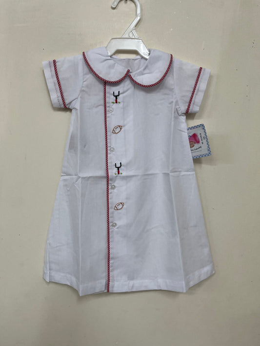 Bulldog Red/Black Daygown