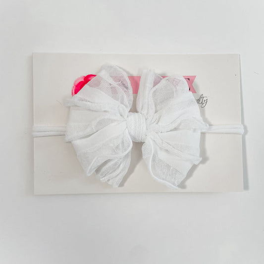 Mini Headband - White