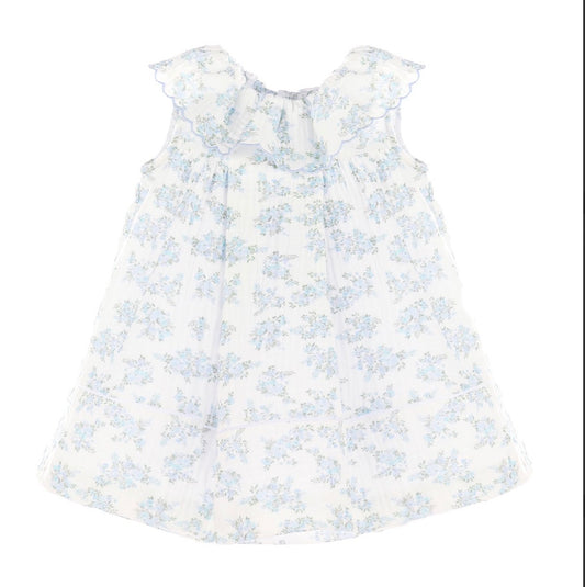 Floral Bluffs Ruffle Dress- Lilac