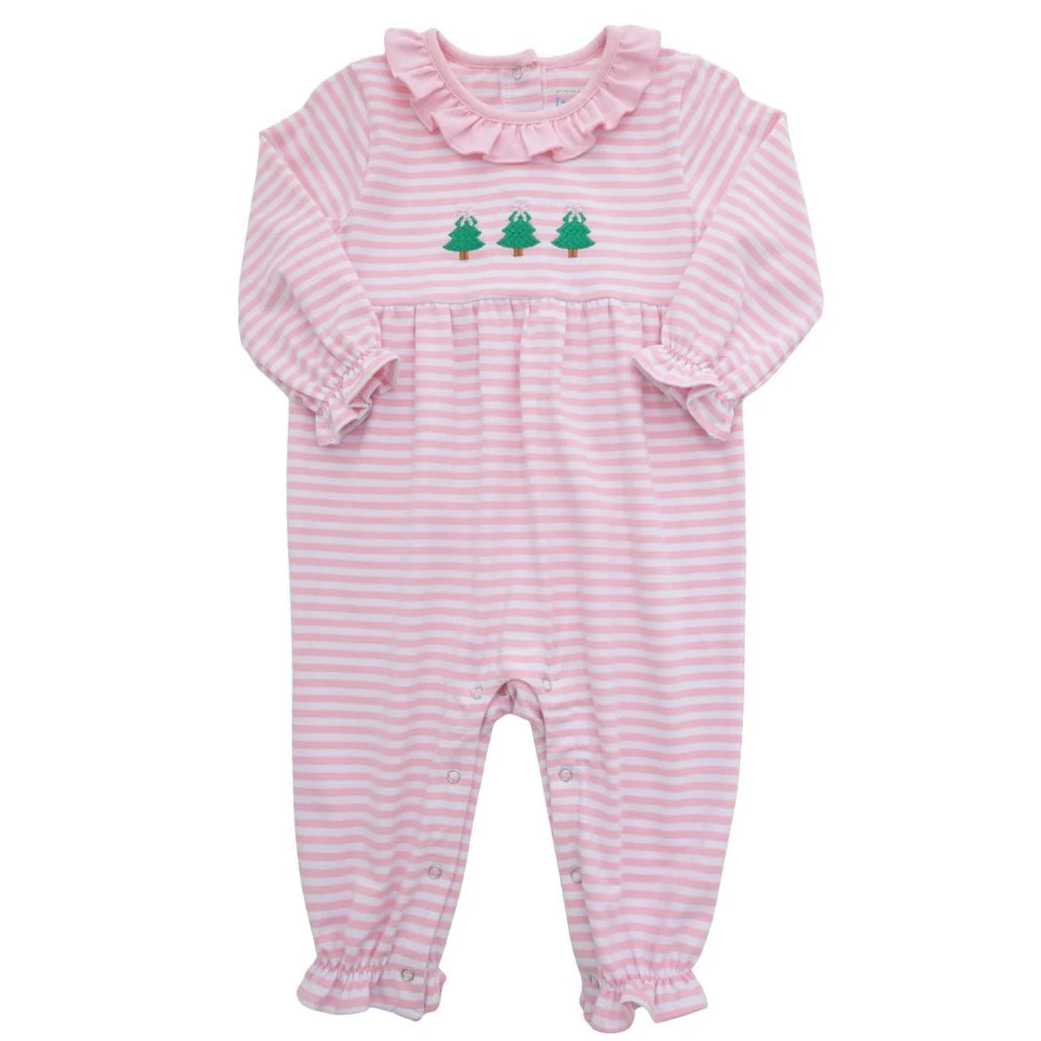 Christmas Tree Ruffle Romper