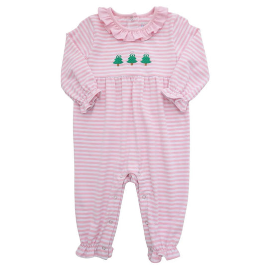 Christmas Tree Ruffle Romper