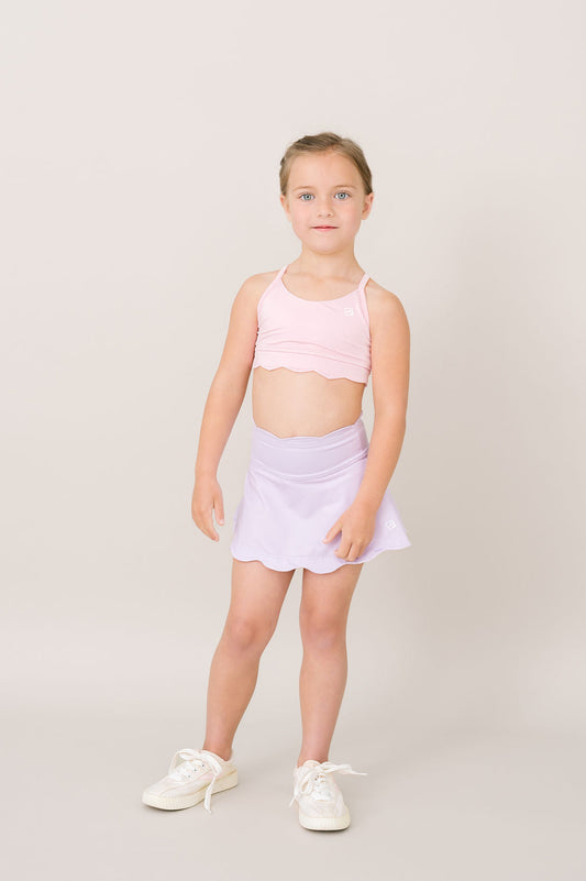 Zoe Scallop Skort - Petal Purple/Pink