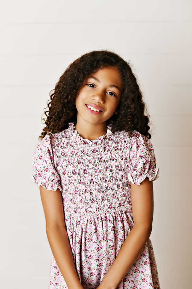 Smocked Dress- Fall Floral