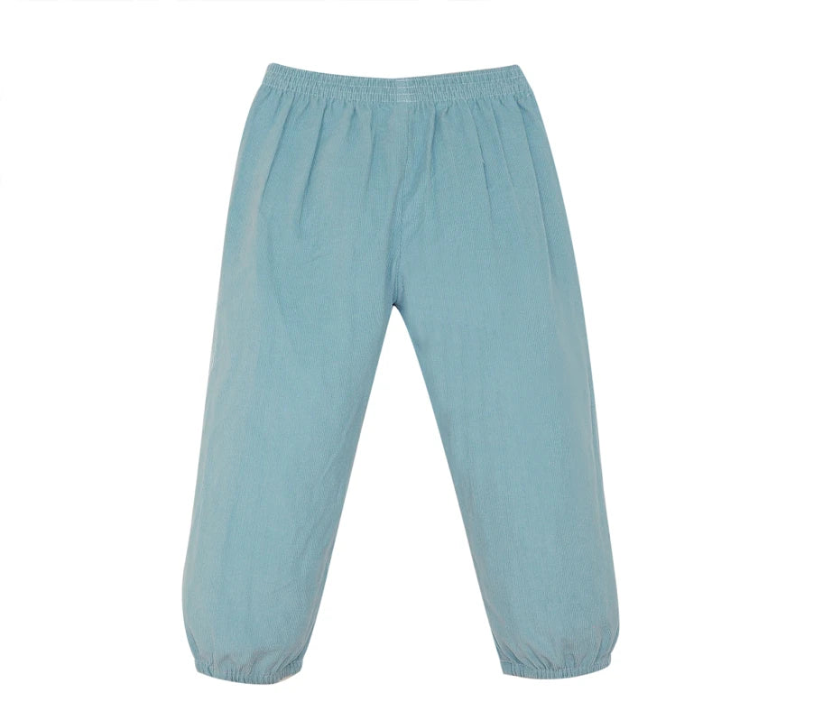 Cord Logan Pant- Cadet Blue