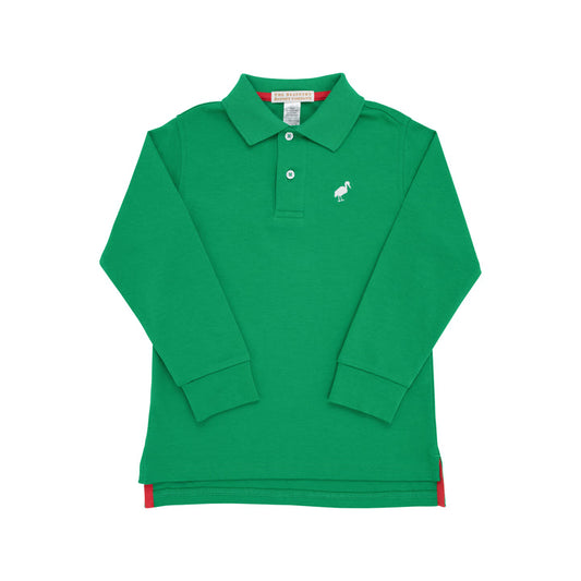 L/S Prim & Proper Polo - Kelly Green