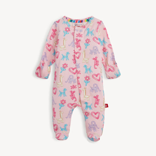 Pink Party Animals Glow in the Dark Modal Magnetic Footie