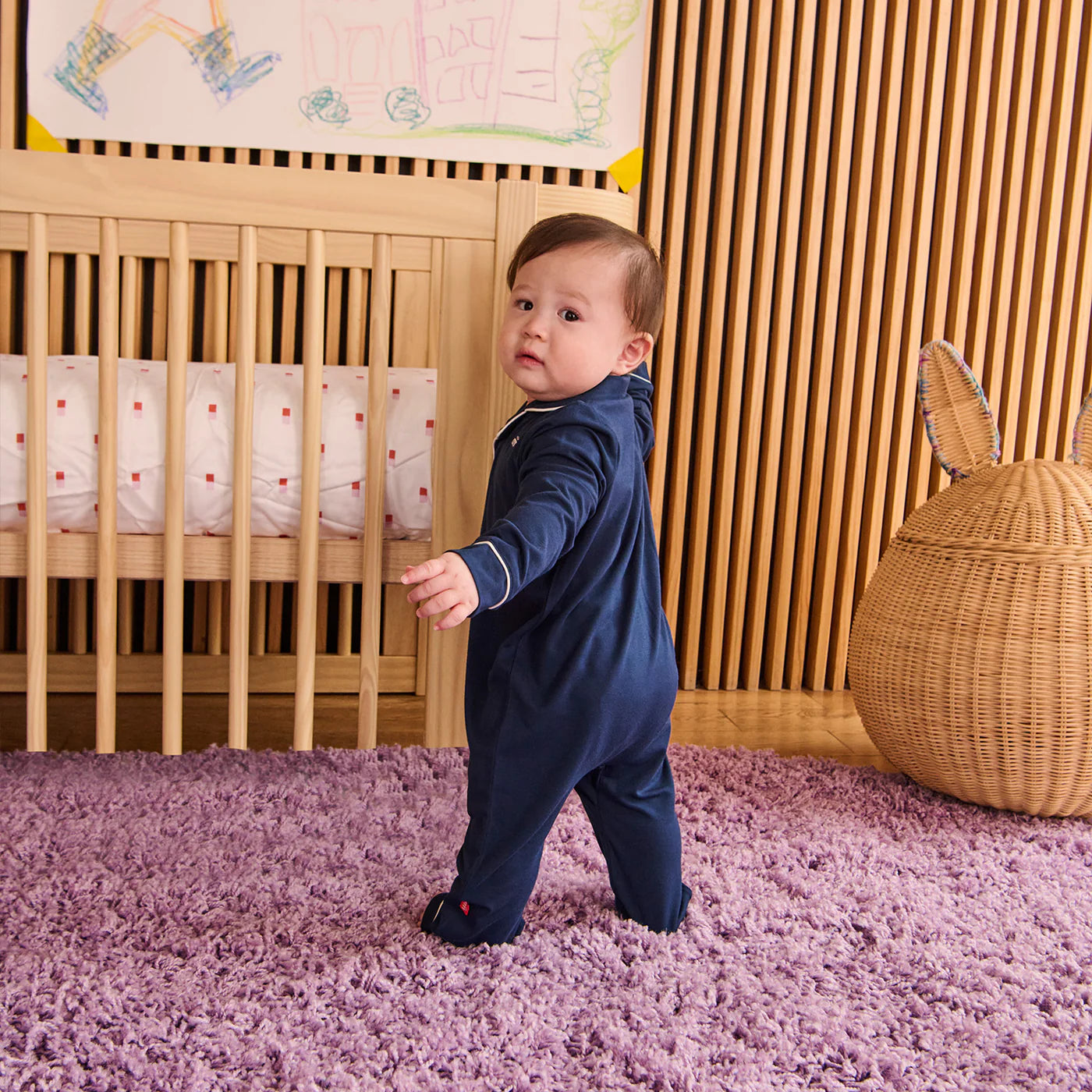 Navy Twist Right Fit Romper