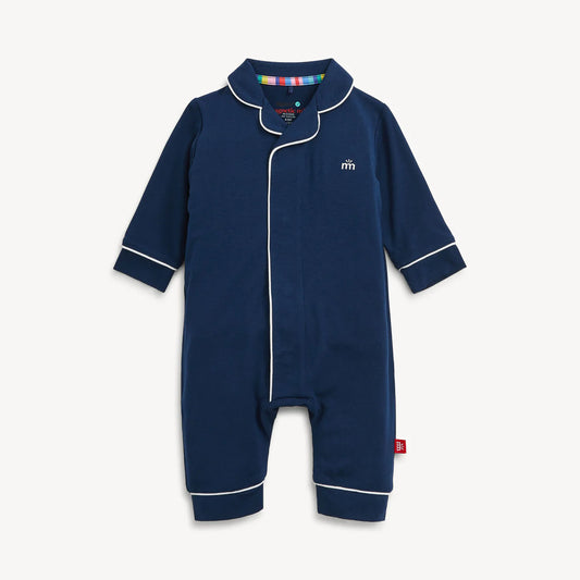Navy Twist Right Fit Romper