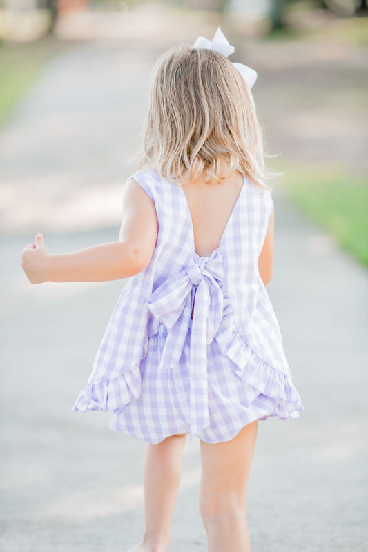 Mae Swing Banded Short Set - Lavender