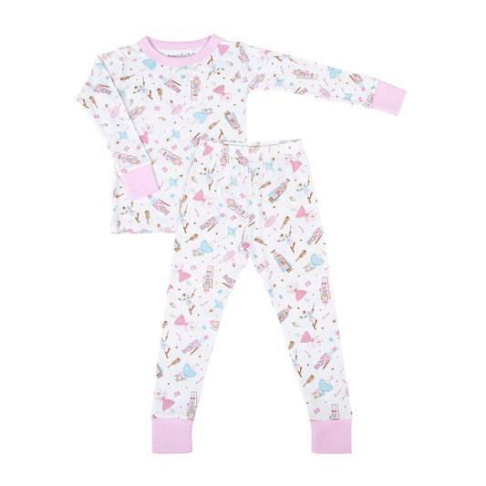 Nutcracker Ballet Long Pajamas - Pink