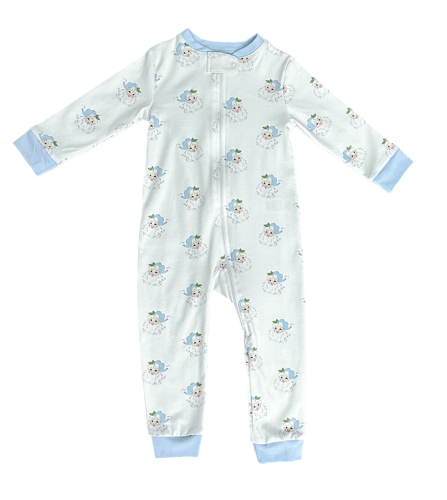 One Piece Jammies - Blue Santa