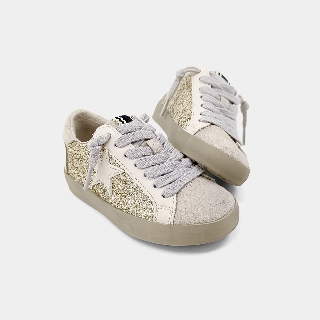 Paula Toddler Gold Glitter