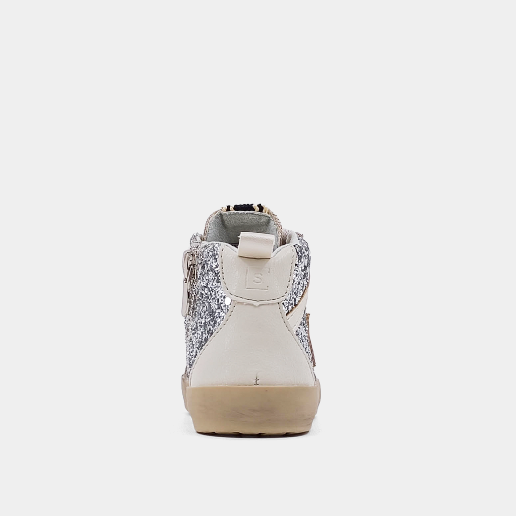 Paulina Silver Glitter Shoe