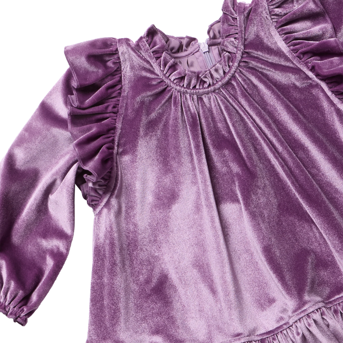 Harper Dress- Lavender Velour