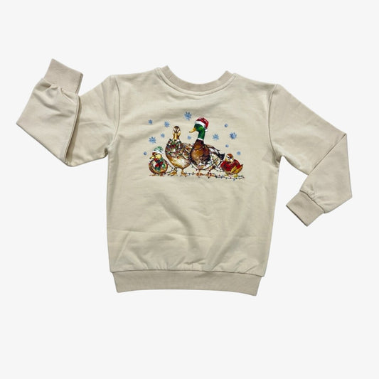 Classic French Terry Pullover- Merry Mallards