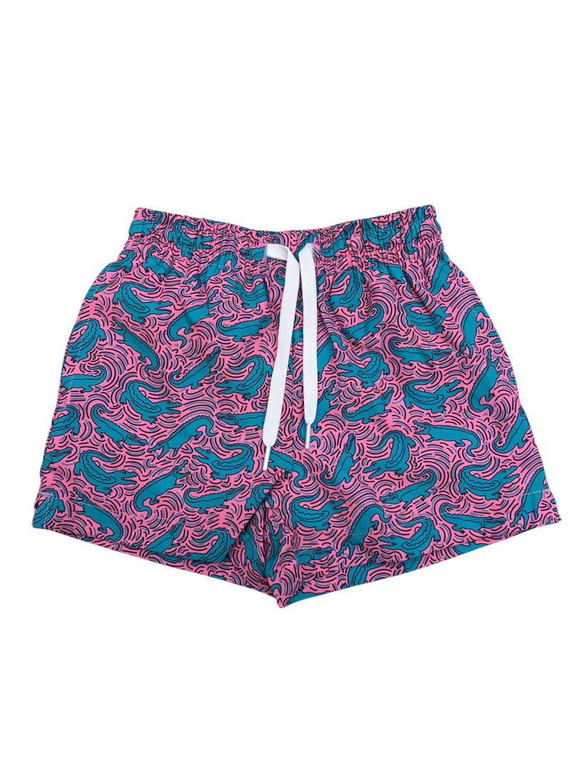 Neon Gators Swim Shorts