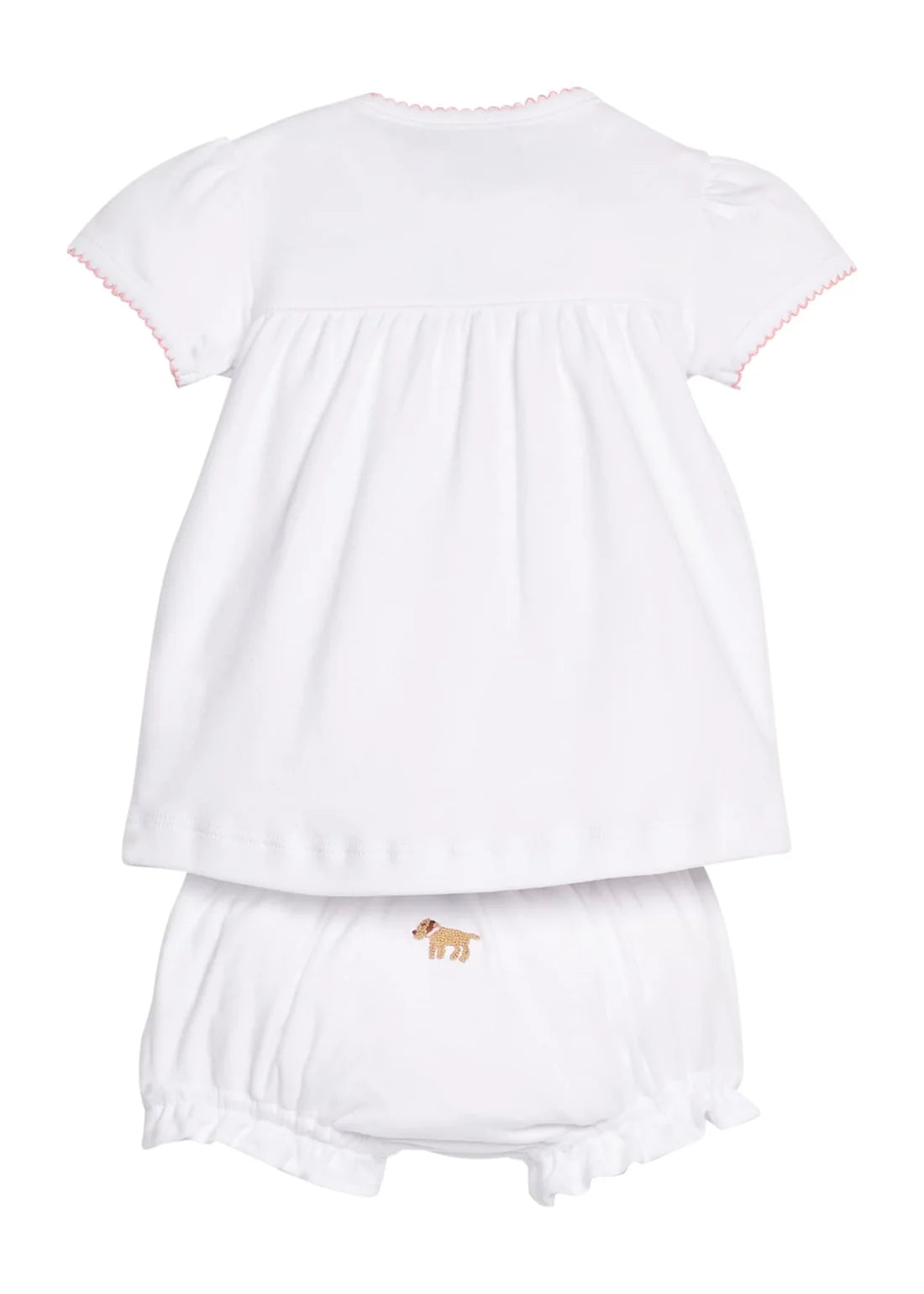 Pinpoint Layette Knit Set - Girl Lab
