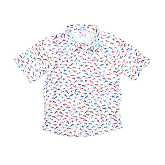 Jets Polo Short Sleeve Shirt