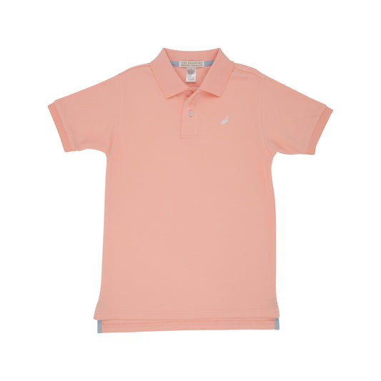 Prim & Proper Polo - Peach