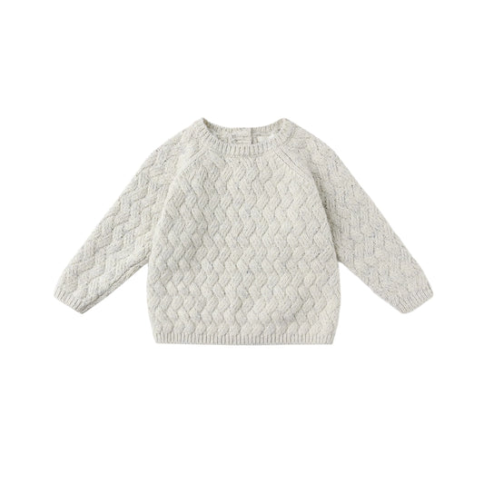 Knit Sweater and Pant Set/ Heathered Blue