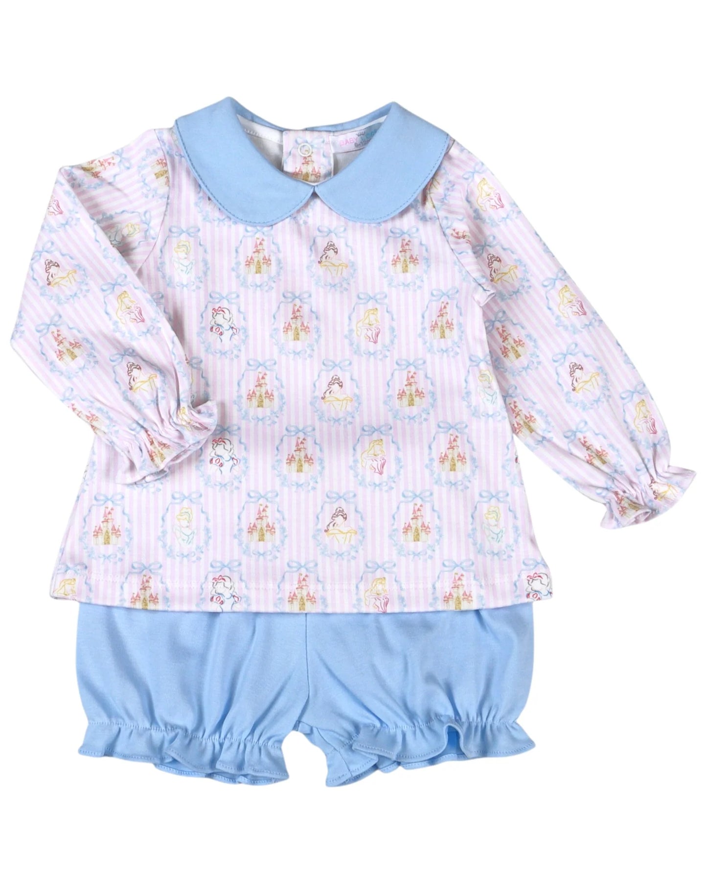 Royal and Charm Pima Scalop Collar Bloomer Set
