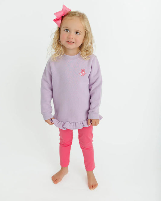 Ruffle Pullover - Ballet Shoes