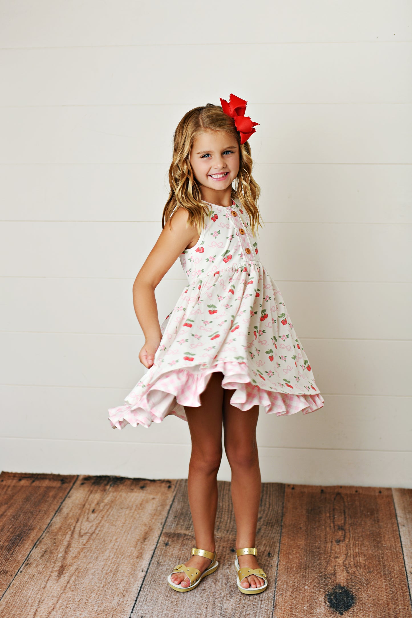 Bows 'N Berries Bliss Dress