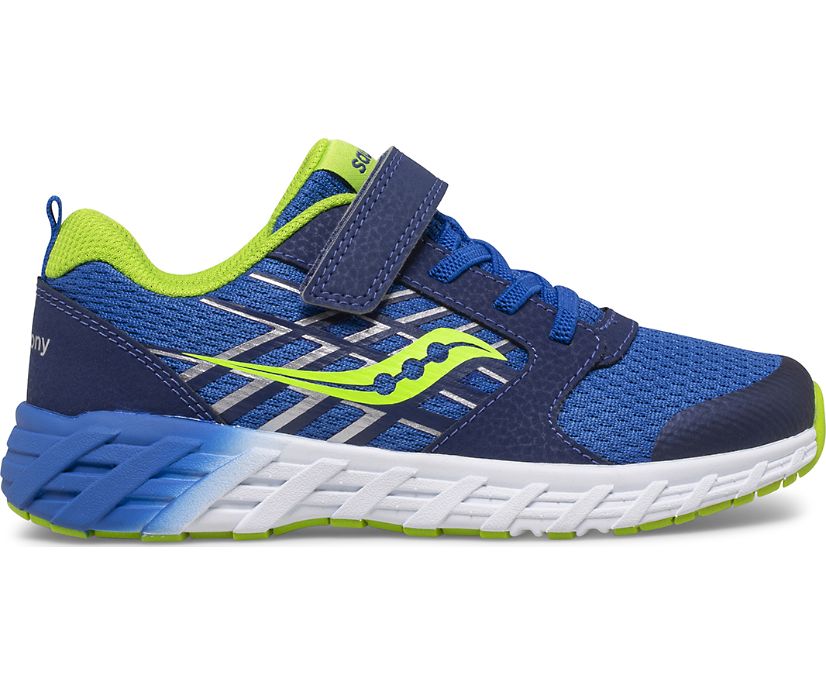 Big Kid's Wind 2.0 Sneaker - Blue/Green