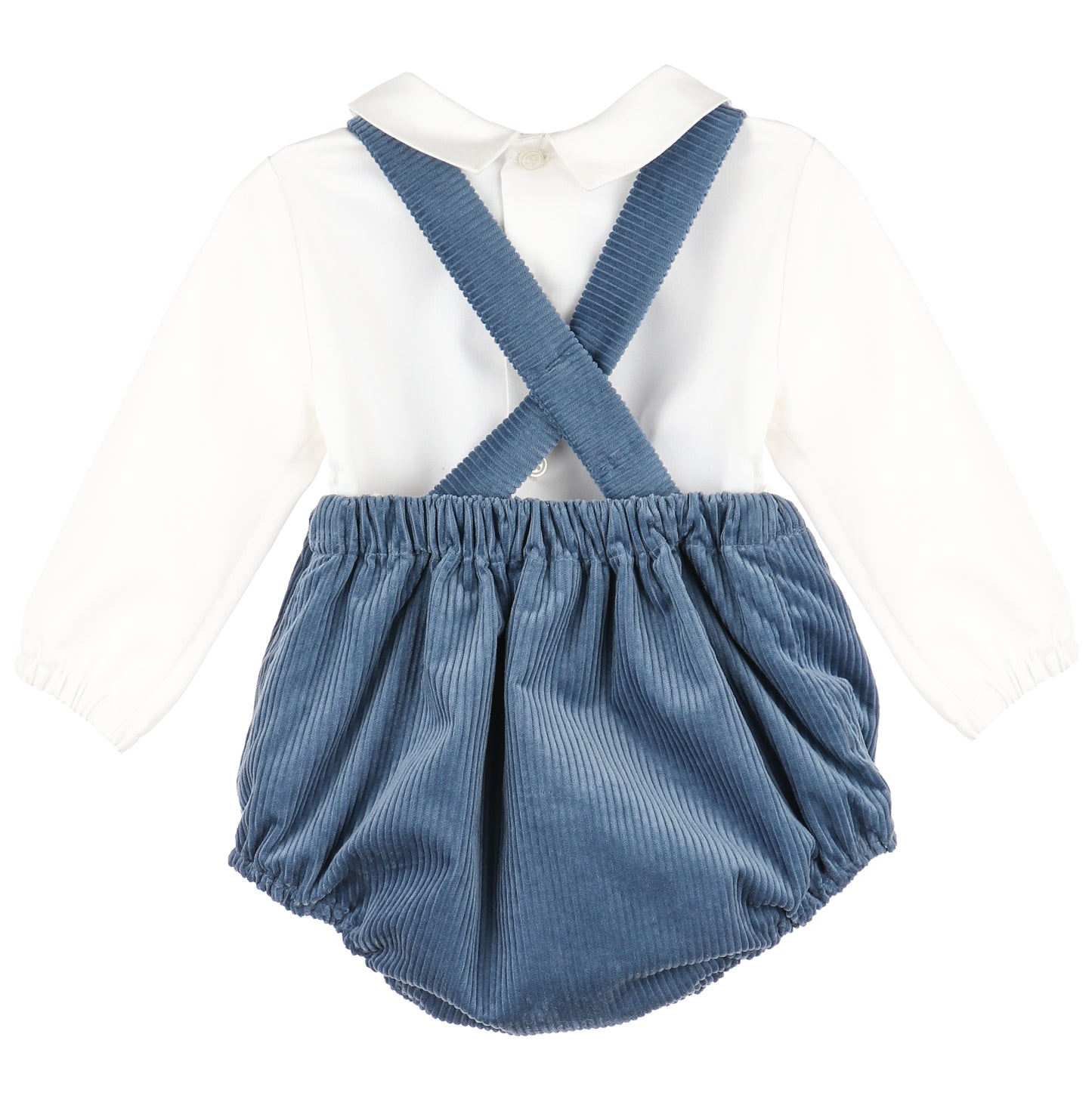 Patrick Plush Cord Overall - Blue