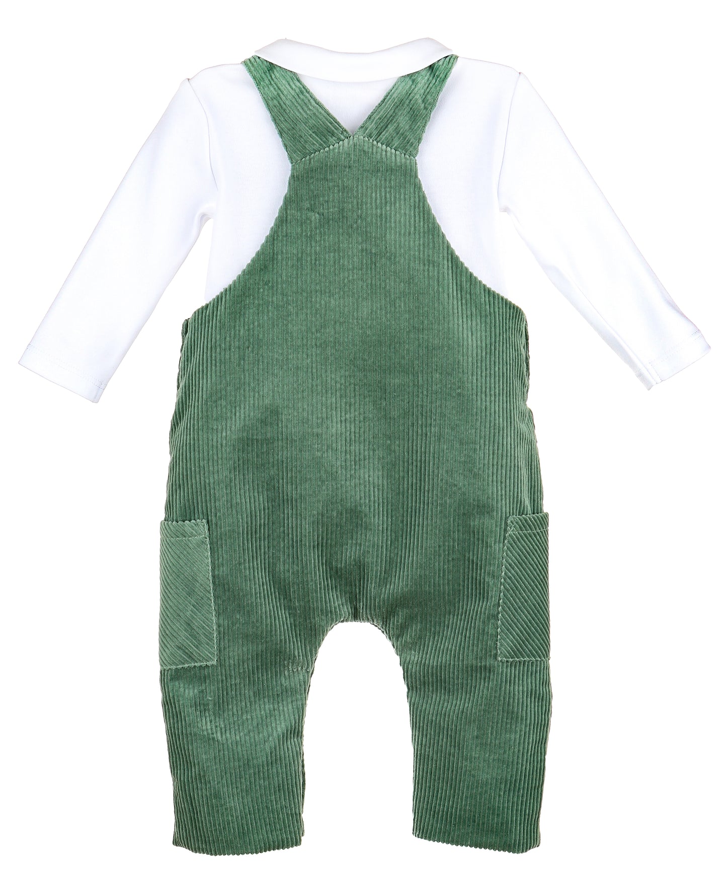 Bayleaf Cord Overall Set - Green