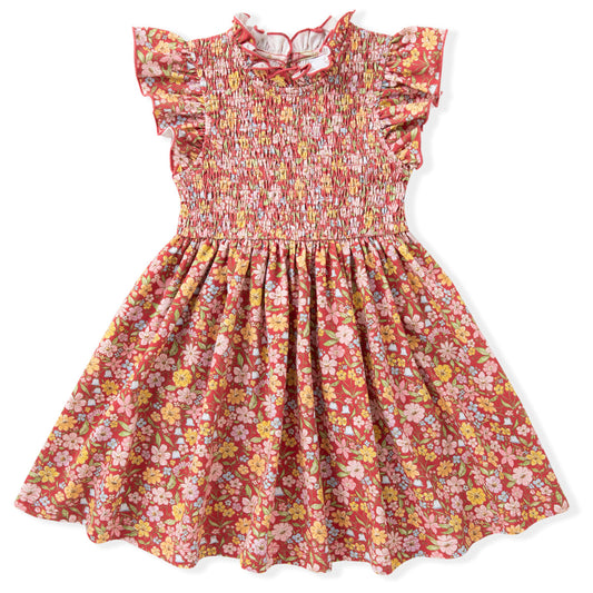 Smock Flutter Dress