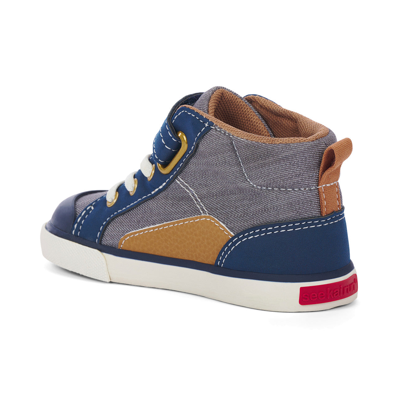 Dayton Gray Denim High Top Shoe