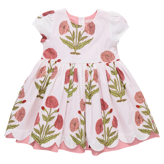 Girls Marisol Dress- Rose Dandelion