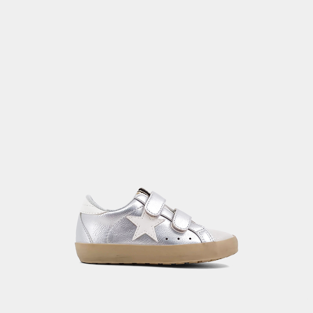 Sunny Silver Distressed Shoe