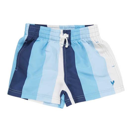 Boys Swim Trunk - Ocean Stripe