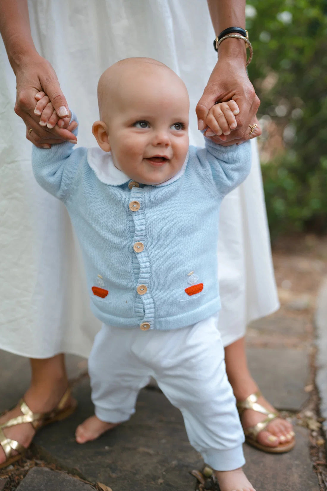 Crochet Cardigan - Sailboat