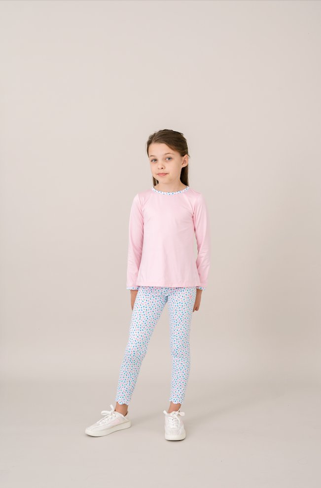 Sadie Scallop Legging - Kindness Blooms