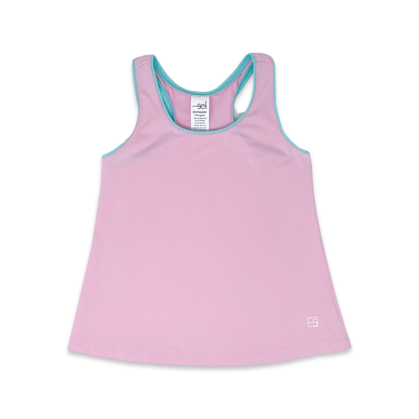 Riley Tank - Cotton Candy Pink/Mint