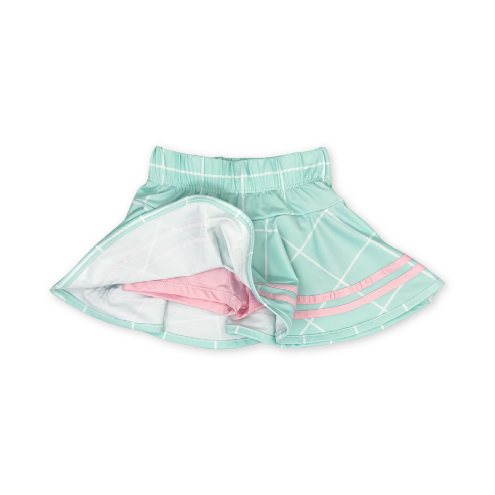 Callie Skort - Mint for Fun/Pink