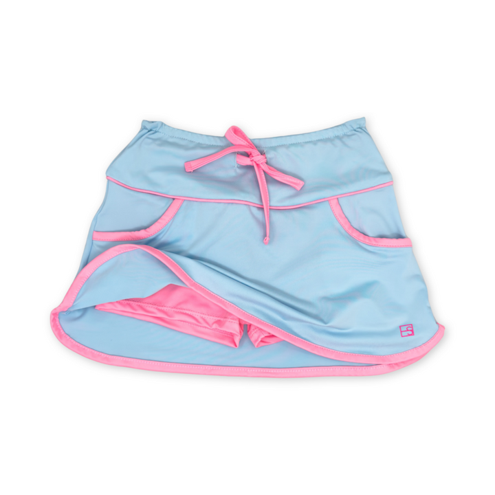 Tiffany Skort - Cotton Candy Blue/Pink Star