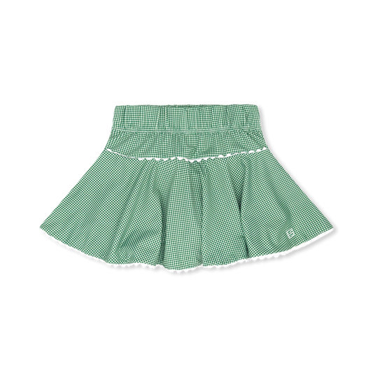 Quinn Skort - Augusta Green Minigingham