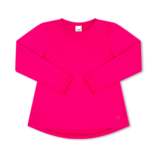 Taylor T L/S - Power Pink Totally Turq