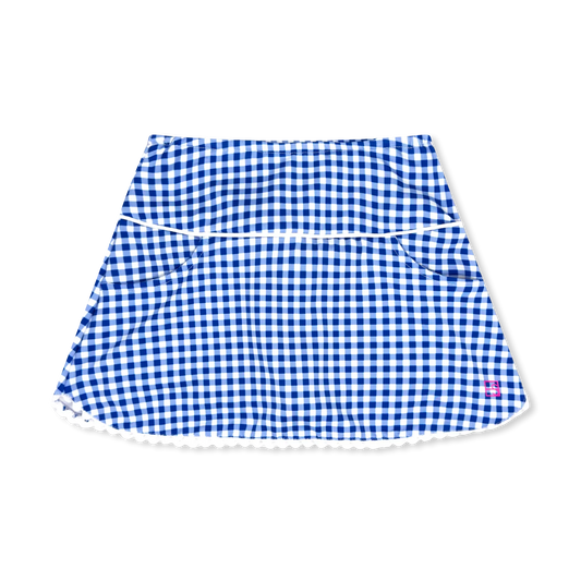 Tiffany Skort- Resort Royal Gingham