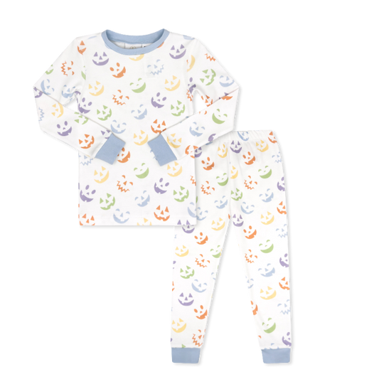 Sweet Pea PJ Set - Peek-a-BOO - Park Blue