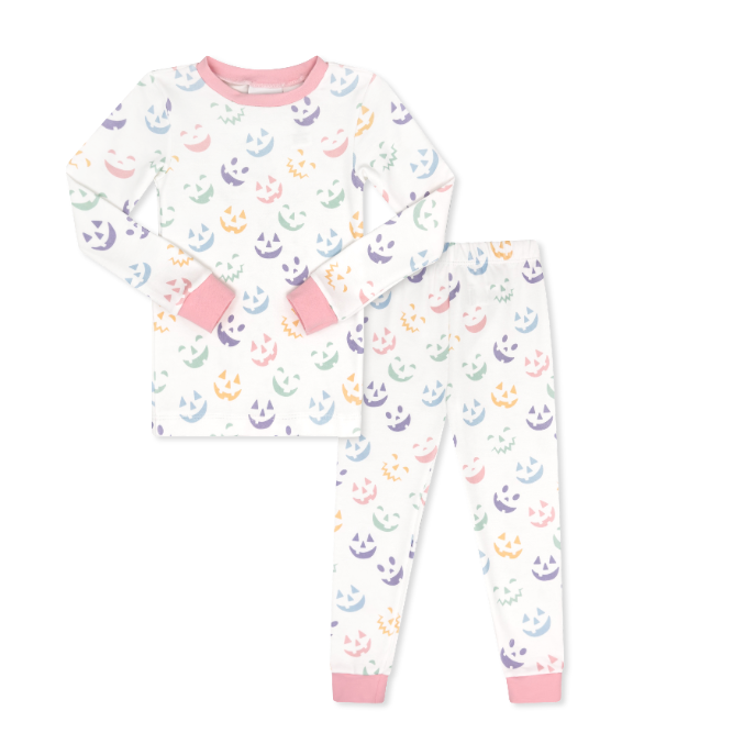 Sweet Pea PJ Set - Peek-a-BOO - Park Pink