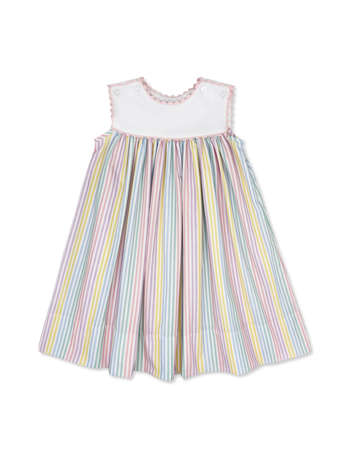 Charming Dress - Petunia Pinstripe