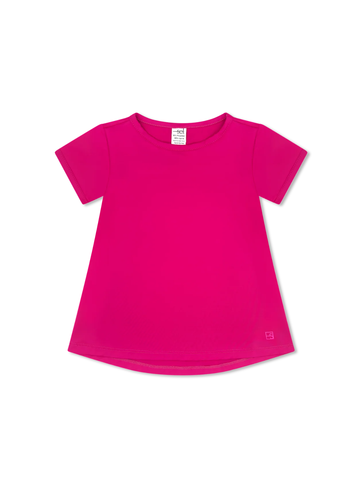 Bridget Basic Tee - Power Pink