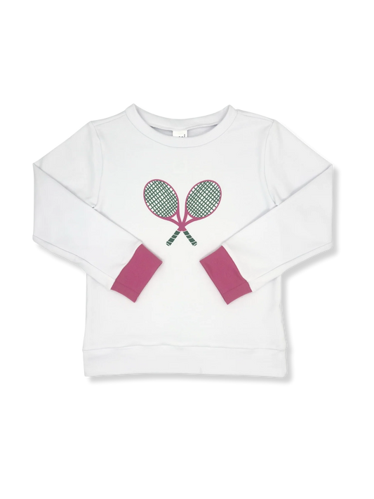 Alex Sweatshirt - Daisy White Tennis